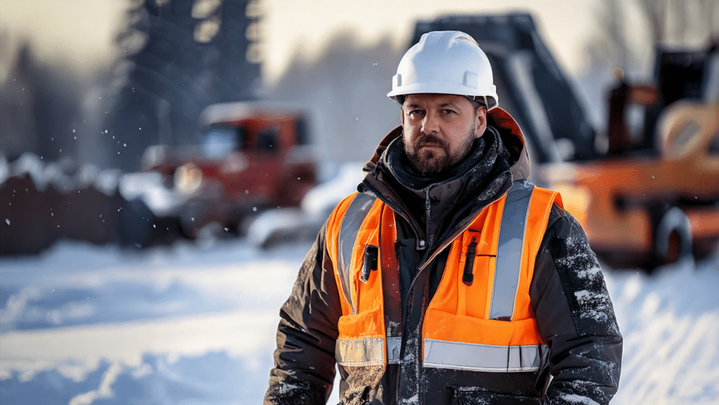 Winterarbeitskleidung auf der Baustelle – Schutz bei Kälte, Wind und Schnee